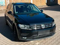 Gebraucht VW Tiguan Allspace IQ Drive 150 PS (110 kW) 2020 Schwarz SUV