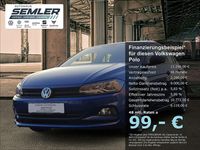 Gebraucht VW Polo Trendline 65 PS (47 kW) 2019 Blau Kleinwagen