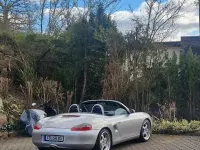 Gebraucht Porsche Boxster 220 PS (161 kW) 2002 Silber Cabrio