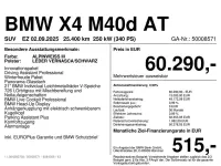 Gebraucht BMW X4 Performance 340 PS (250 kW) 2025 Weiß SUV