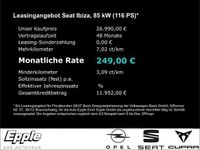 Neu Seat Ibiza FR 116 PS (85 kW) 2026 Schwarz Limousine