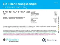 Gebraucht VW T-Roc Move 116 PS (85 kW) 2023 Weiß SUV