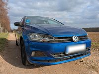 Gebraucht VW Polo Trendline 65 PS (47 kW) 2018 Blau Kleinwagen