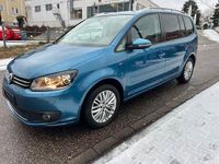 Gebraucht VW Touran Cup 140 PS (102 kW) 2015 Blau Van / Kleinbus