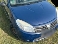 Gebraucht Dacia Sandero 74 PS (54 kW) 2009 Blau Kleinwagen