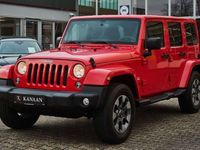 gebraucht Jeep Wrangler 2.8 CRD Unlimited Sahara*LEDER|NAVI|AHK