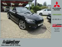 Gebraucht BMW 218 Sport Line 136 PS (100 kW) 2017 Saphirschwarz Cabrio