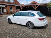 Gebraucht Seat Leon ST 125 PS (91 kW) 2014 Weiß Kombi