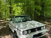 Gebraucht VW Golf Cabriolet 98 PS (72 kW) 1990 Weiß Cabrio