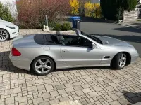 Gebraucht Mercedes SL500 306 PS (225 kW) 2002 Silber Cabrio