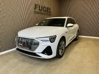 Gebraucht Audi e-tron S-Line 300 kW (408 PS) 2022 Gletscherweiß metallic SUV
