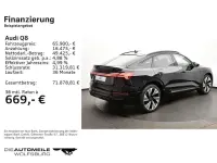 Gebraucht Audi Q8 Sportback e-tron S-Line 300 kW (408 PS) 2024 Mythosschwarz metallic SUV