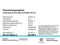 Neu VW ID. Buzz Pro 150 kW (204 PS) 2025 Candyweiß/limonengelb metalli Van / Kleinbus