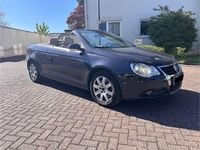 Usata VW Eos 140 CV (102 kW) 2007 Blu Cabrio