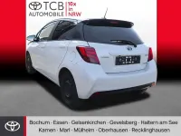 Gebraucht Toyota Yaris Style 101 PS (74 kW) 2016 2ns (weiß) Kleinwagen