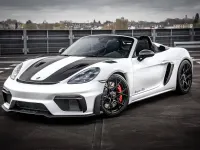 Second-hand Porsche 718 Boxster 500 CP (367 kW) 2024 Alb Cabrio