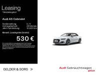 Gebraucht Audi A5 Cabriolet Comfort 163 PS (119 kW) 2022 Gletscherweiß metallic Cabrio