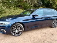 Gebraucht BMW 530 Luxury Line 252 PS (185 kW) 2018 Blau Kombi