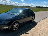 Usata Seat Leon FR 140 CV (102 kW) 2013 Nero Coupé