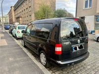 gebraucht VW Caddy Maxi III TDI 1,9 208.400km HU 06/2025 schwarz Camper Van