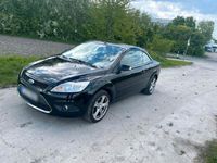 gebraucht Ford Focus Cabriolet CC schwarz 2.0 Diesel mit TÜV Anhänger Kupplung