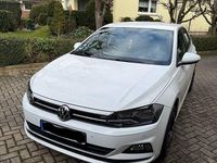 Gebraucht VW Polo Highline 95 PS (69 kW) 2019 Weiß Kleinwagen