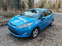 Gebraucht Ford Fiesta 97 PS (71 kW) 2011 Blau Kleinwagen