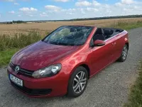 Gebraucht VW Golf Cabriolet 105 PS (77 kW) 2012 Rot Cabrio