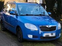 Gebraucht Skoda Fabia 80 PS (58 kW) 2009 Blau Kombi