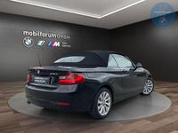 Gebraucht BMW 218 Advantage 150 PS (110 kW) 2016 Schwarz Cabrio