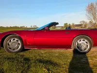 Gebraucht Chevrolet Corvette C4 LT 282 PS (207 kW) 1996 Rot Cabrio