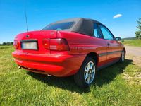 Gebraucht Ford Escort Cabriolet 90 PS (66 kW) 1996 Rot Cabrio