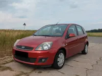 Gebraucht Ford Fiesta 80 PS (58 kW) 2008 Rot Kleinwagen