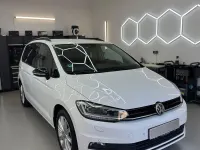 Gebraucht VW Touran Highline 150 PS (110 kW) 2019 Weiß Van / Kleinbus