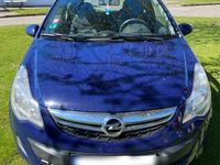 Gebraucht Opel Corsa 65 PS (47 kW) 2012 Blau Kleinwagen