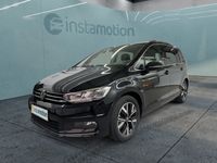 Gebraucht VW Touran Highline 150 PS (110 kW) 2022 Schwarz Van / Kleinbus