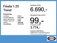 Gebraucht Ford Fiesta Trend 82 PS (60 kW) 2017 Iridiumschwarz metallic Kleinwagen