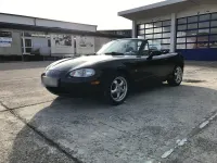 Gebraucht Mazda MX5 110 PS (80 kW) 2000 Schwarz Cabrio
