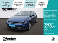 Gebraucht VW Polo Style 110 PS (80 kW) 2022 Reef blue (metallic) Kleinwagen