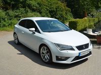Usata Seat Leon 140 CV (102 kW) 2013 Bianco Coupé