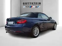 Gebraucht BMW 218 Advantage 136 PS (100 kW) 2015 Blau Cabrio