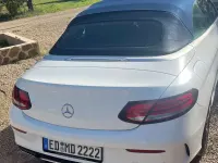 Gebraucht Mercedes C200 AMG line 184 PS (135 kW) 2019 Weiß Cabrio
