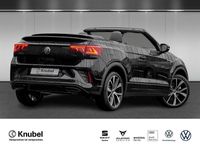 Gebraucht VW T-Roc Cabriolet R-line 150 PS (110 kW) 2025 Deep black perleffekt schwarz Cabrio
