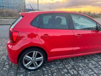 Gebraucht VW Polo Highline 90 PS (66 kW) 2017 Rot Kleinwagen