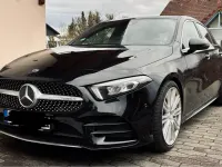 Gebraucht Mercedes A180 AMG line 136 PS (100 kW) 2019 Schwarz Limousine