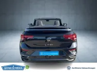 Gebraucht VW T-Roc Cabriolet R-line 150 PS (110 kW) 2021 Schwarz Cabrio