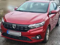 Używany Dacia Logan 91 KM (66 kW) 2022 Czerwony Sedan/Limuzyna