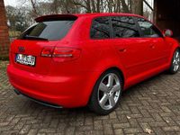 Gebraucht Audi A3 S-Line 160 PS (117 kW) 2009 Rot Kleinwagen