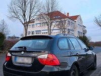 gebraucht BMW 318 i e91 Touring Schwarz handschalter Benzin Kombi