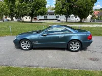 Gebraucht Mercedes SL500 306 PS (225 kW) 2002 Blau Cabrio